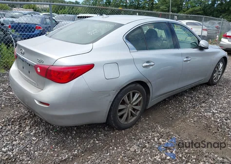 2014 Infiniti Q50 Premium/Sport из США, поврежденный, VIN JN1BV7AP8EM686144